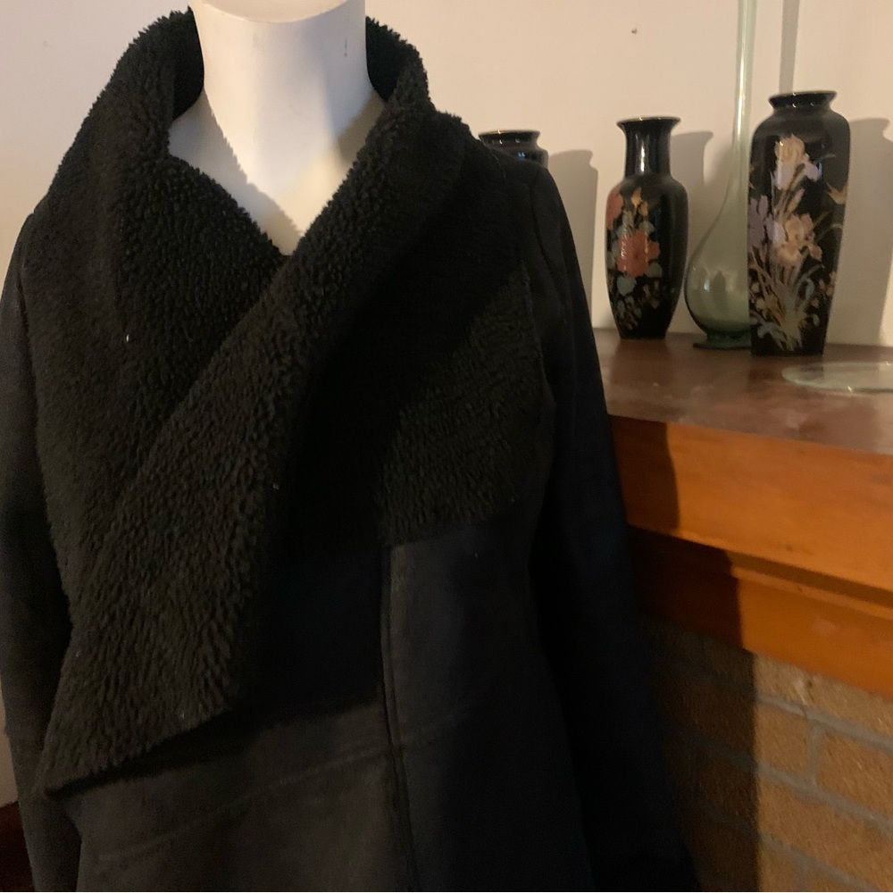 Black faux Shearling Coat